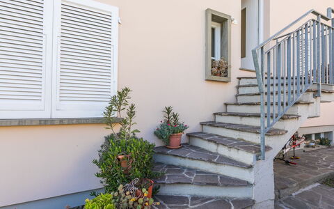 Castiglioncello 641: Water, Sky, Building, Plant, Property, Swimming Pool, Azure, Tree, Window, House