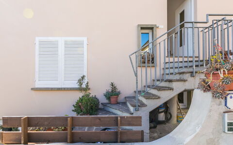 Castiglioncello 641: Water, Sky, Building, Plant, Property, Swimming Pool, Azure, Tree, Window, House