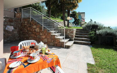 Malcesine 601: Furniture, Outdoor Furniture, Resort, Swimming Pool, Eco Hotel, Shade, Chair, Garden, Landscaping