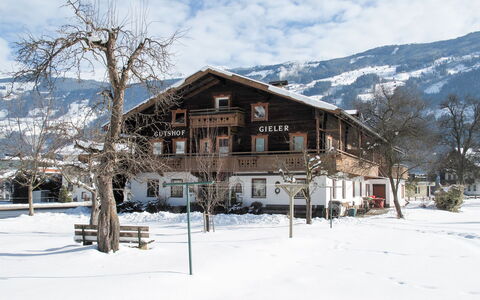 Zell am Ziller 684: Snow, Winter, Property, Mountain, Home, Sky, House, Tree, Hill Station, Log Cabin