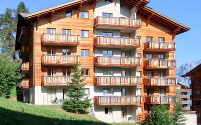Nendaz 703: Building, Property, Apartment, Residential Area, Real Estate, House, Condominium, Facade, Home, Architecture