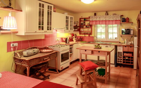 Karasova Ii: Cabinetry, Table, Property, Countertop, Furniture, Window, Kitchen, Drawer, Lighting, Interior Design