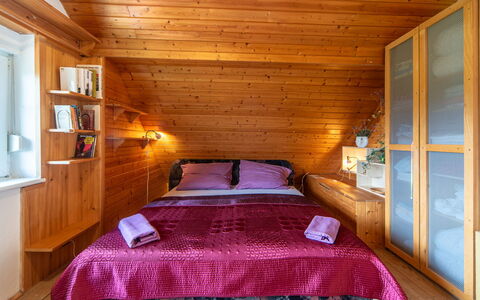Karasova Ii: Interior Design, Furniture, Flooring, Floor, Wood, Ceiling, Room, Bedroom, Bed, Lighting