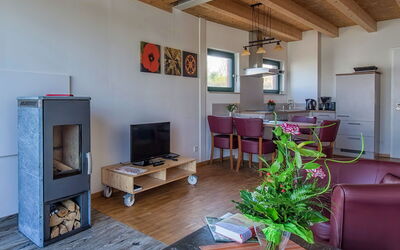 Hafenhaus 601.1: Room, Living Room, Building, Property, Interior Design, Furniture, House, Ceiling, Hardwood, Floor