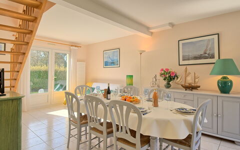 Les Chênes Verts: Table, Furniture, Property, Picture Frame, Chair, Wood, Tableware, Cabinetry, Interior Design, Flooring