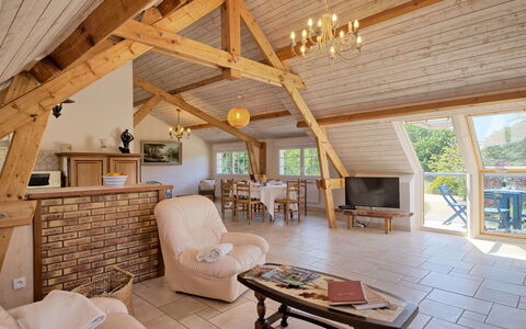 Prad Nomad: Furniture, Property, Table, Wood, Interior Design, Living Room, Chair, Lighting, Architecture, Floor