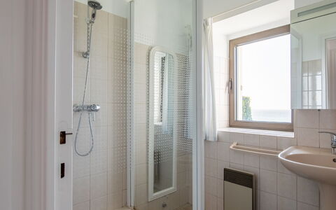 Les Romarins: Interior Design, Wall, Bathroom, Flooring, Floor, Plumbing Fixture, Ceiling, Bathroom Sink, Room, Plumbing