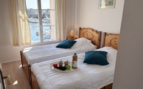 Le Manoir: Furniture, Wood, Interior Design, Floor, Flooring, Bedroom, Linens, Room, Bed, Bedding