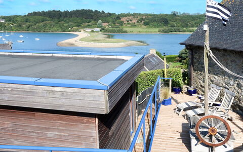 Ty Glas: Roof, Deck, Vacation, Deck, Architecture, Wood, Vehicle, Dock, House, Building