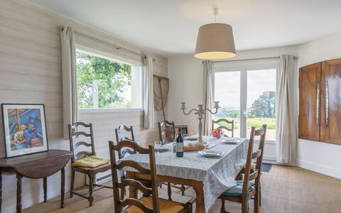 La Belle Vue: Table, Property, Furniture, Window, Chair, Azure, Wood, Interior Design, Floor, Real Estate