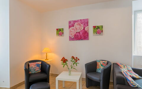 Le Manoir: Table, Furniture, Property, Comfort, Paint, Interior Design, Lighting, Architecture, House, Plant