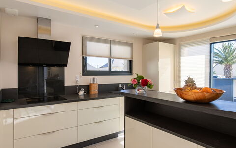 Ty Pleine: Furniture, Kitchen, Interior Design, Cabinetry, Countertop, Flooring, Light Fixture, Ceiling, Home, Wood