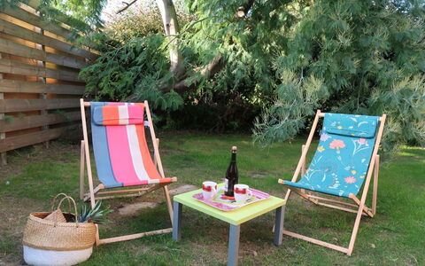 Le Chalet: Plant, Furniture, Green, Outdoor Furniture, Tree, Shade, Grass, Outdoor Table, Leisure, Recreation