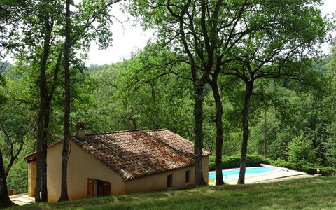 Le Chêne: Plant, Building, Sky, Plant Community, Tree, Natural Landscape, House, Shade, Land Lot, Wood