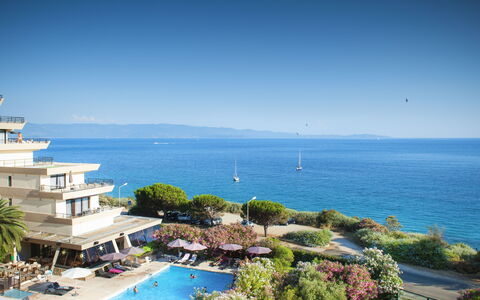 Ajaccio 604: Water, Sky, Property, Building, Plant, Azure, Seaside Resort, Coastal And Oceanic Landforms, Tree, Beach