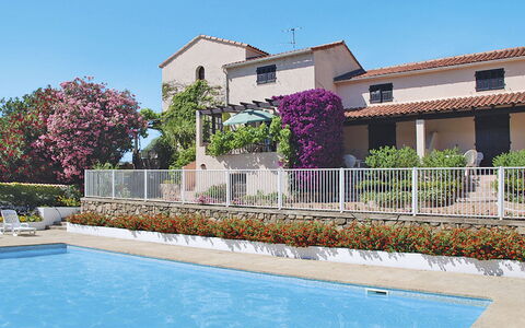 Propriano 629: Water, Plant, Sky, Property, Building, Window, Flower, Azure, Swimming Pool, Tree