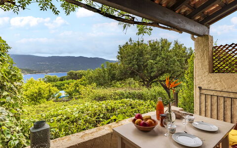 La Baraka: Furniture, Resort, Kitchen & Dining Room Table, Eco Hotel, Chair, Shade, Cottage, Garden, Farmhouse, Outdoor Table