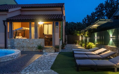 Ana: Plant, Sky, Building, Blue, Interior Design, Window, Shade, Door, Residential Area, Landscape