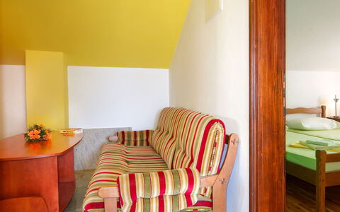 Blekic: Room, Furniture, Bed, Property, Bedroom, Orange, Interior Design, Floor, Yellow, Wall