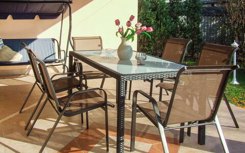 Boros: Furniture, Table, Iron, Chair, Outdoor Table, Property, Patio, Room, Kitchen & Dining Room Table, Folding Chair