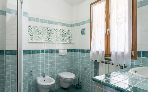 Villa Ginestra: Bathroom, Property, Room, Tile, Interior Design, Building, Architecture, Floor, Real Estate, Plumbing Fixture