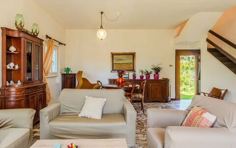 Bruna: Furniture, Picture Frame, Couch, Plant, Table, Interior Design, Wood, Building, Floor, Houseplant
