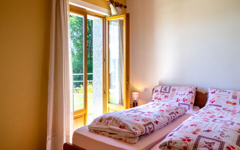 Lo Scoiattolo: Bedroom, Bed, Room, Furniture, Property, Bed Sheet, Bed Frame, Interior Design, Yellow, Bedding