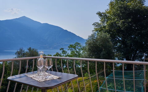 Ruscello: Sky, Property, Tableware, Nature, Table, Plant, Mountain, Chair, Tree, Outdoor Furniture