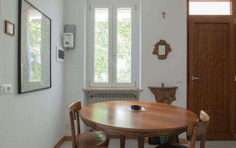La Coccinella: Room, Property, Furniture, Interior Design, Table, Building, Floor, House, Window, Daylighting