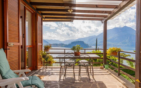 Stefania (Vna370): Plant, Sky, Property, Porch, Nature, Shade, Wood, Interior Design, Cloud, Cottage