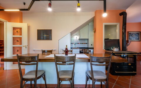 Cascina Calore: Furniture, Property, Chair, Table, Wood, Interior Design, Floor, Flooring, Building, Kitchen