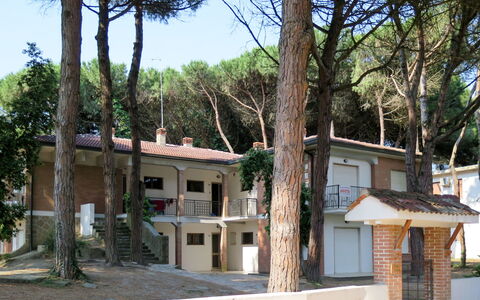 Rosolina Mare 643: Plant, Building, Property, Window, Sky, Tree, House, Cottage, Shade, Real Estate