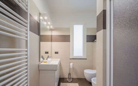 Zia Maria: Property, Sink, Plumbing Fixture, Mirror, Tap, Wood, Bathroom, Interior Design, Building