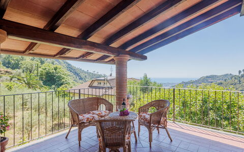 Luca: Plant, Sky, Property, Furniture, Building, Table, Porch, Chair, Wood, Shade