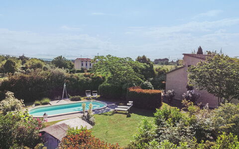 Villa Ulivo: Plant, Sky, Cloud, Plant Community, Building, Swimming Pool, Tree, Water, Land Lot, Vegetation
