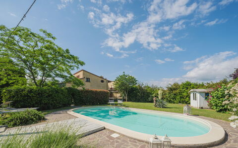 Villa Ulivo: Plant, Sky, Cloud, Water, Property, Building, Swimming Pool, Nature, Azure, Tree