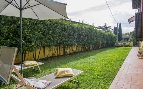 La Rondine: Plant, Cloud, Botany, Sky, Outdoor Furniture, Shade, Grass, Leisure, Public Space, Tree