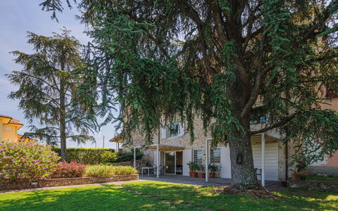 Rustico dei Canali: Plant, Property, Building, Window, Sky, Tree, Natural Landscape, Shade, Vegetation, Land Lot