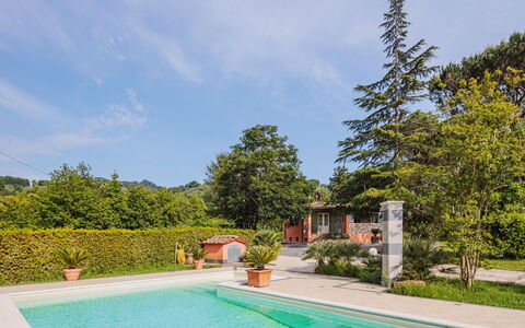 Verde Versilia: Water, Plant, Cloud, Property, Sky, Swimming Pool, Tree, Natural Landscape, Shade, Grass