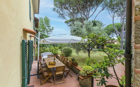 Monsummano Terme 604: Water, Sky, Plant, Property, Swimming Pool, Azure, Shade, Outdoor Furniture, Sunlounger, Tree