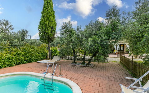 La Casina: Water, Cloud, Plant, Sky, Property, Green, Tree, Natural Landscape, Swimming Pool, Leisure