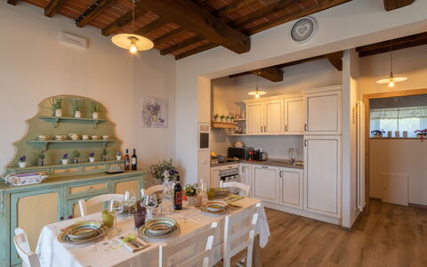 Pianelli: Countertop, Property, Cabinetry, Furniture, Table, Kitchen, Kitchen Appliance, Wood, Interior Design, Lighting