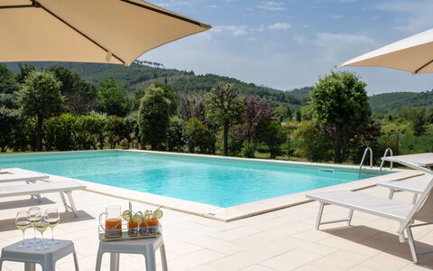 Santa Lucia: Water, Sky, Furniture, Property, Plant, Building, Swimming Pool, Azure, Tree, Shade