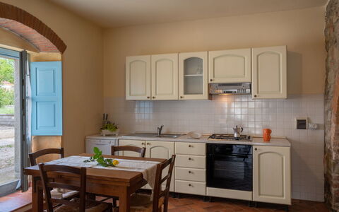 Santa Lucia: Countertop, Cabinetry, Furniture, Tap, Sink, Kitchen Sink, Window, Kitchen, Wood, Table