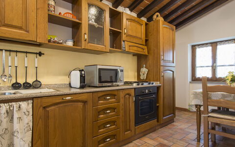 Casa Clotilde: Cabinetry, Building, Furniture, Countertop, Drawer, Wood, Kitchen, Window, Kitchen Appliance, Interior Design