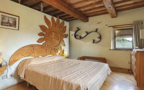 Maestraccio: Bedroom, Bed, Room, Property, Furniture, Bed Frame, Ceiling, Interior Design, Wall, Bed Sheet
