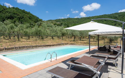 Villa: Cloud, Water, Sky, Property, Swimming Pool, Building, Shade, Umbrella, Outdoor Furniture, Tree