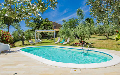 Casa Bensa: Water, Plant, Sky, Property, Swimming Pool, Azure, Nature, Cloud, Tree, Shade