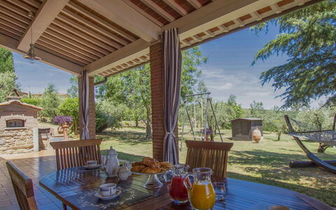 Casa Bensa: Table, Tableware, Furniture, Plant, Property, Chair, Wood, Shade, Interior Design, Sky