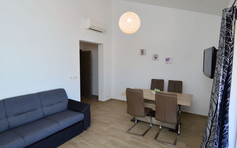 Šibenik 626: Furniture, Couch, Building, Comfort, Table, Wood, Interior Design, Curtain, Flooring, Living Room